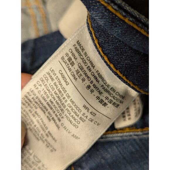 Levis Demi Curve Bootcut Jeans WOMENS 8/29 Mid Rise Blue Denim Cowgirl Western - Picture 8 of 9